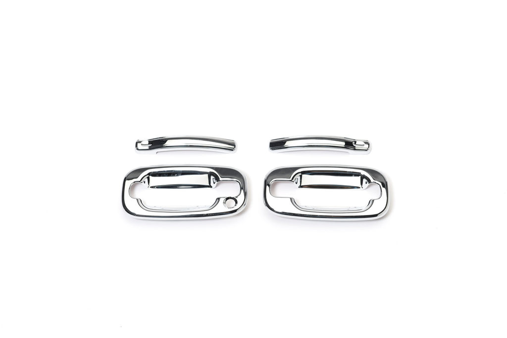 Door Handle Cover; Chrome; 2 pc.;