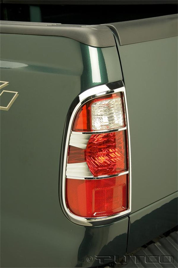 Tail Lamp Cover; Chrome;