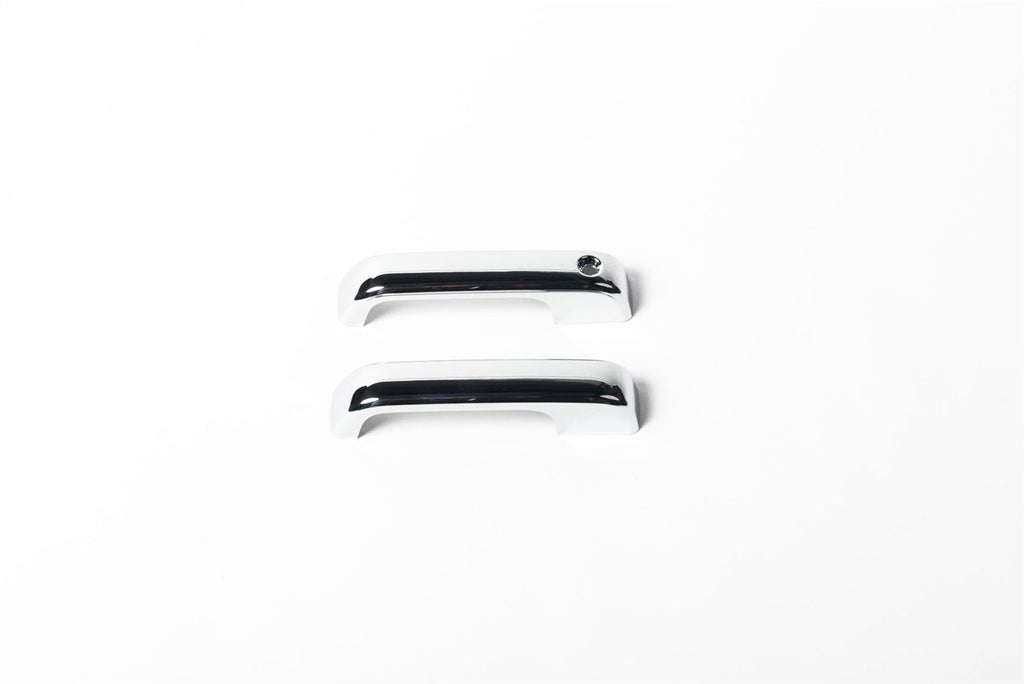 Door Handle Cover; Chrome; 2 pc.; w/Driver Keyhole;