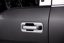 Load image into Gallery viewer, Door Handle Cover; Chrome; 2 pc.; Deluxe w/Driver Keyhole;