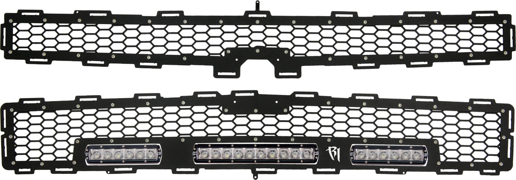 Led Grill Chev Z71 14-15 Rigid Lighted Mesh Led Grill ; Silverado Z71 14-15 1500 ; Requires (1) 10 & (2) 6 Sr-Series Light Bars ; Discontinued Do Not Backorder ;***Clearance Pricing-Non-Returnable***