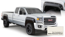 Load image into Gallery viewer, Boss Pocket Style Fender Flares White Diamond Tricoat(Paint Code:Gbn)(4) 15-19 Sierra Hd