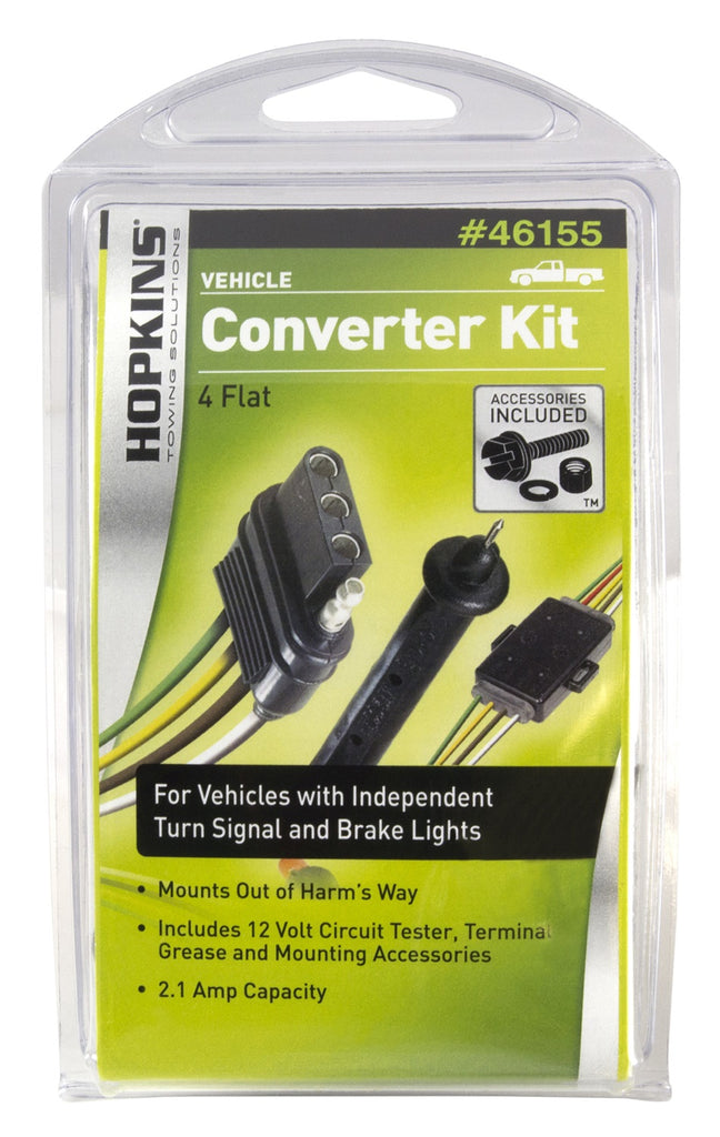 4 Wire Flat Universal Kit w/converter (independent bulb turn signals)