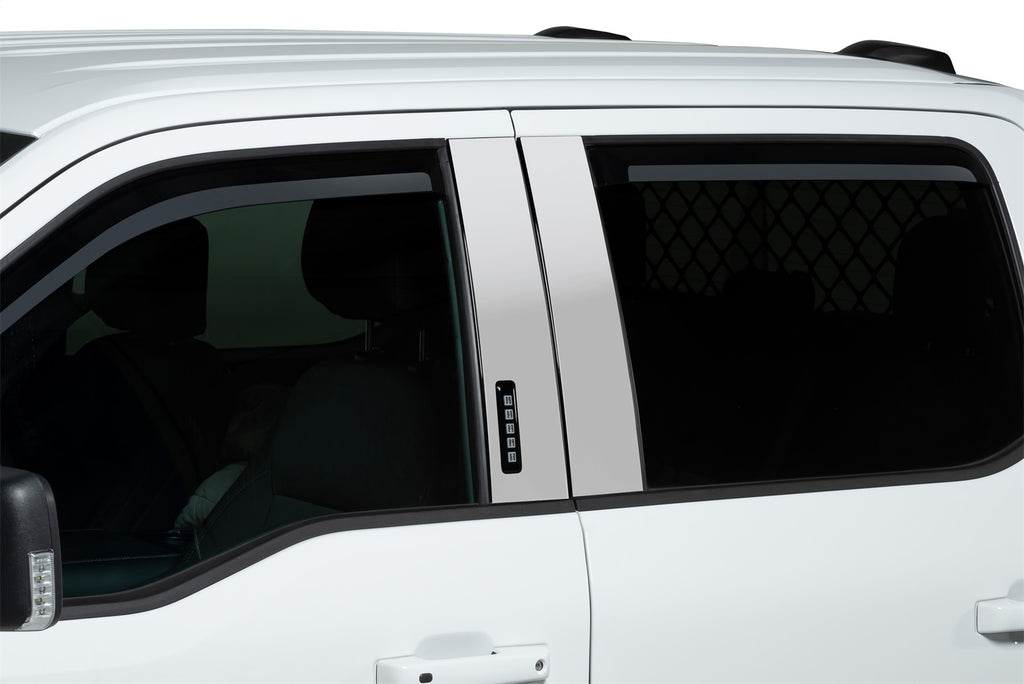 Element Chrome Window Visor Tape On; 4 pc.;