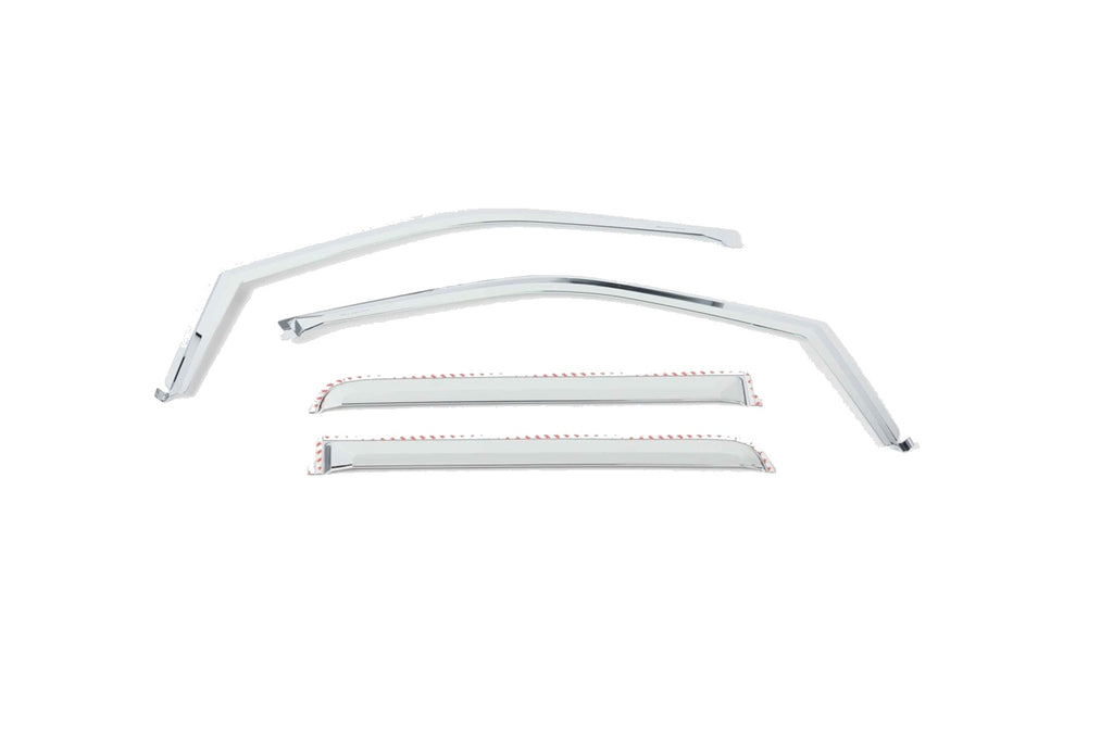 Element Chrome Window Visor In Channel; 4 pc.;