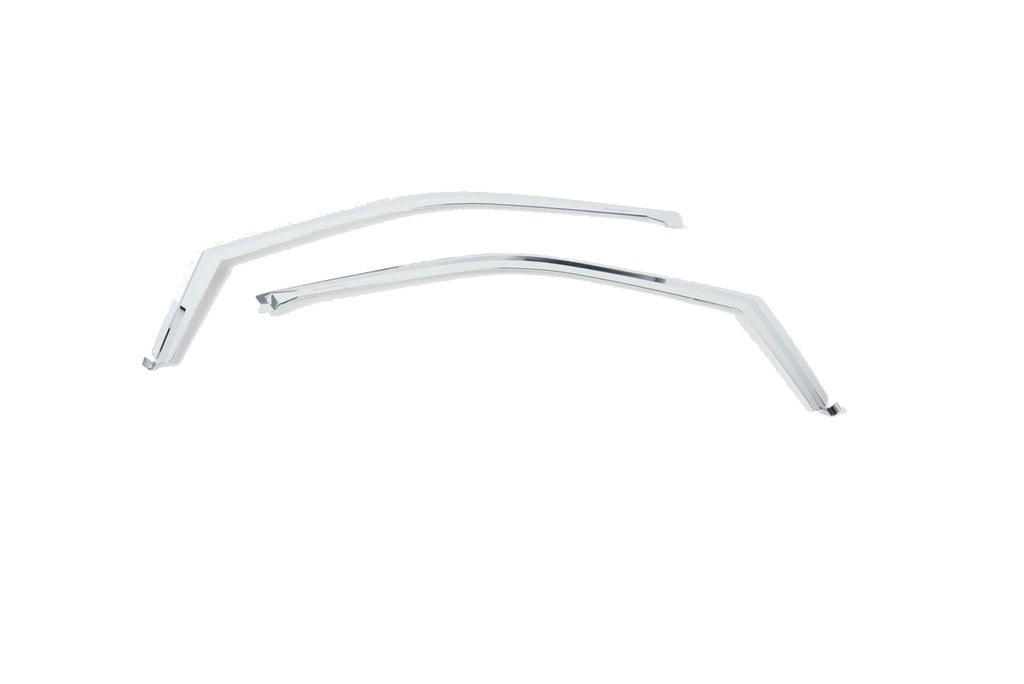 Element Chrome Window Visor In Channel; Front;