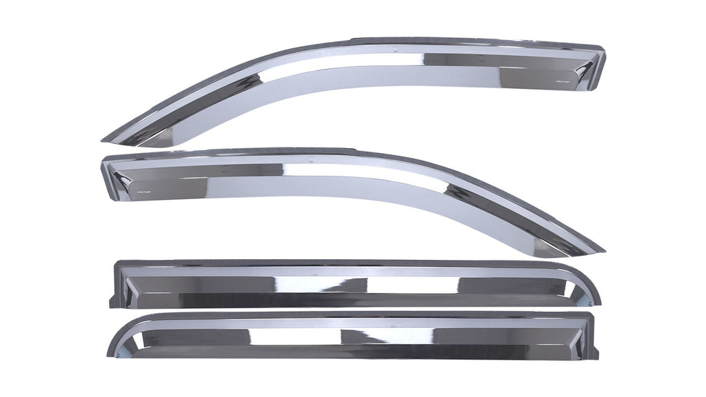 Element Chrome Window Visor In Channel; 4 pc.;