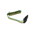 4 Wire Flat Car End w/3 splices; 48in.