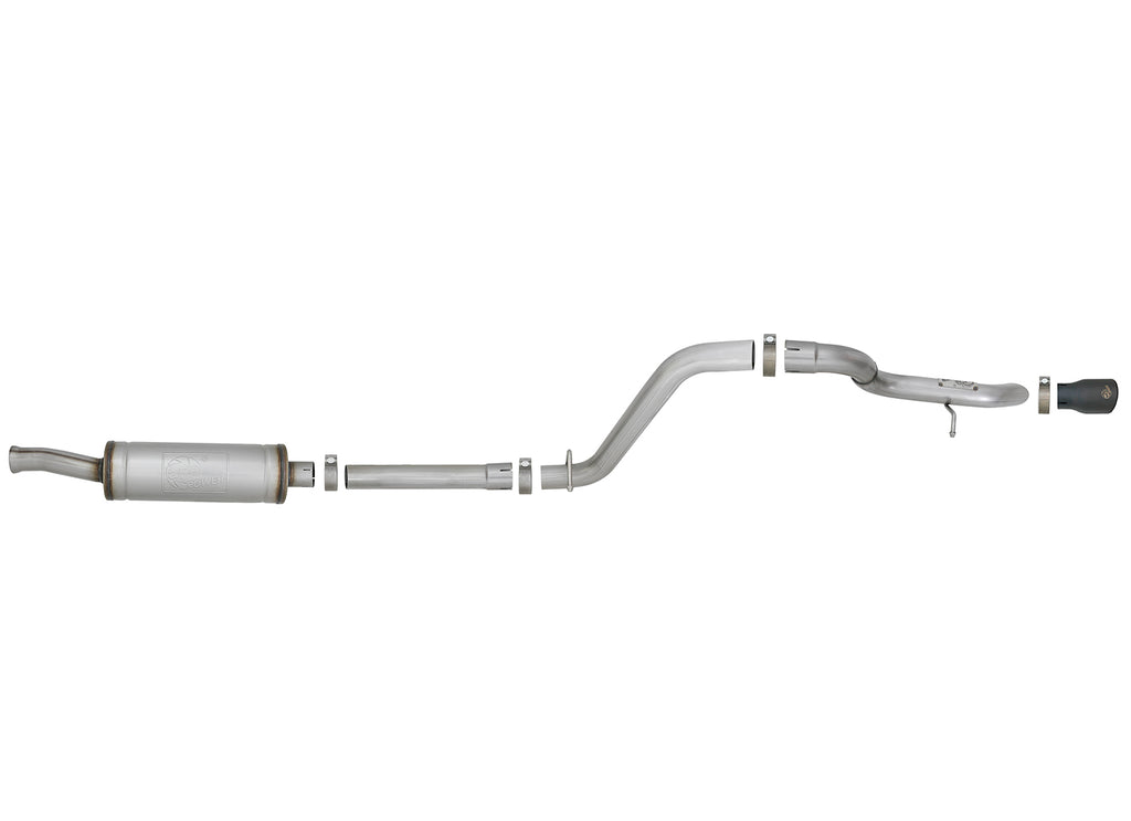 MACH Force-Xp 2-1/2 IN 409 Stainless Steel Axle-Back Hi-Tuck Exhaust Black