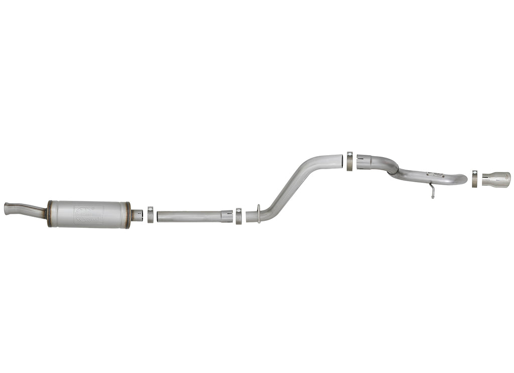MACH Force-Xp 2-1/2 IN 409 Stainless Steel Axle-Back Hi-Tuck Exhaust Polished
