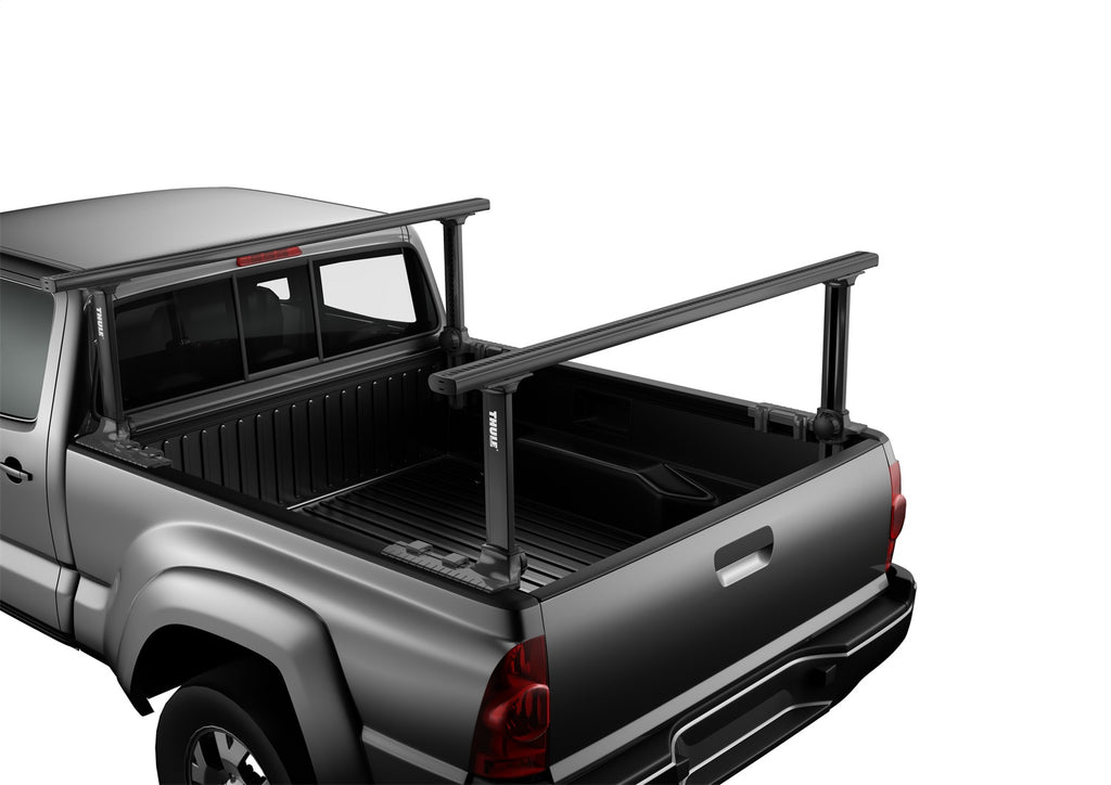 Xsporter Pro Truck Bed Rack; Incl. Load Stops; 71 in. Crossbar; Aluminum; Black;