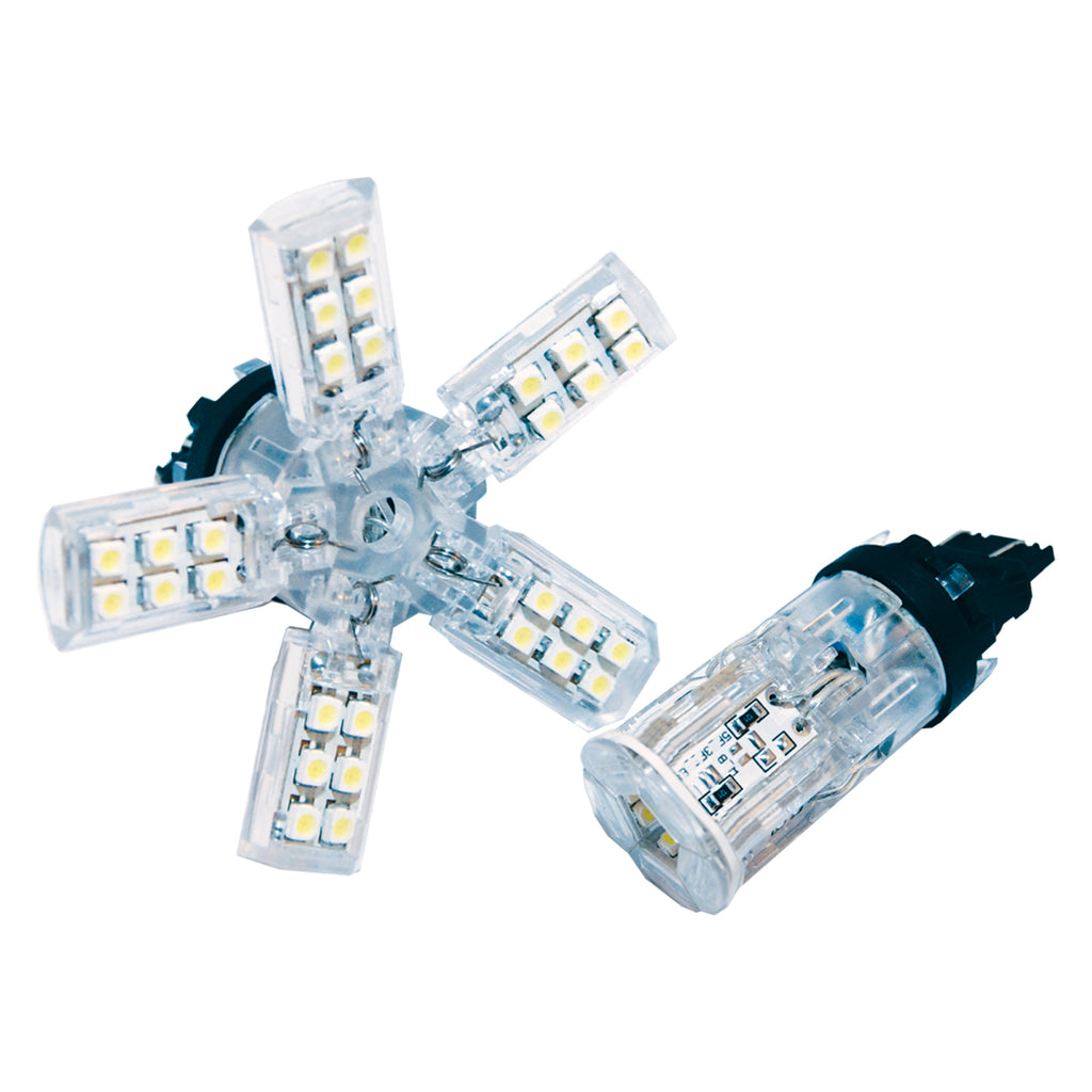 3157 15 SMD 3 Chip Spider Bulb, Cool White, Single