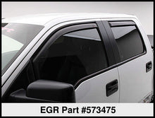 Load image into Gallery viewer, EGR In Channel Style Black Window Visor - proudly made in the USA.