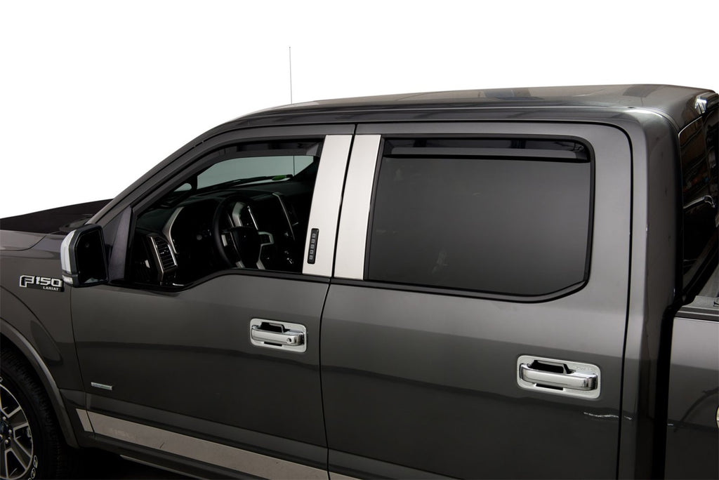 Element Tinted Window Visor In Channel; 4 pc.;