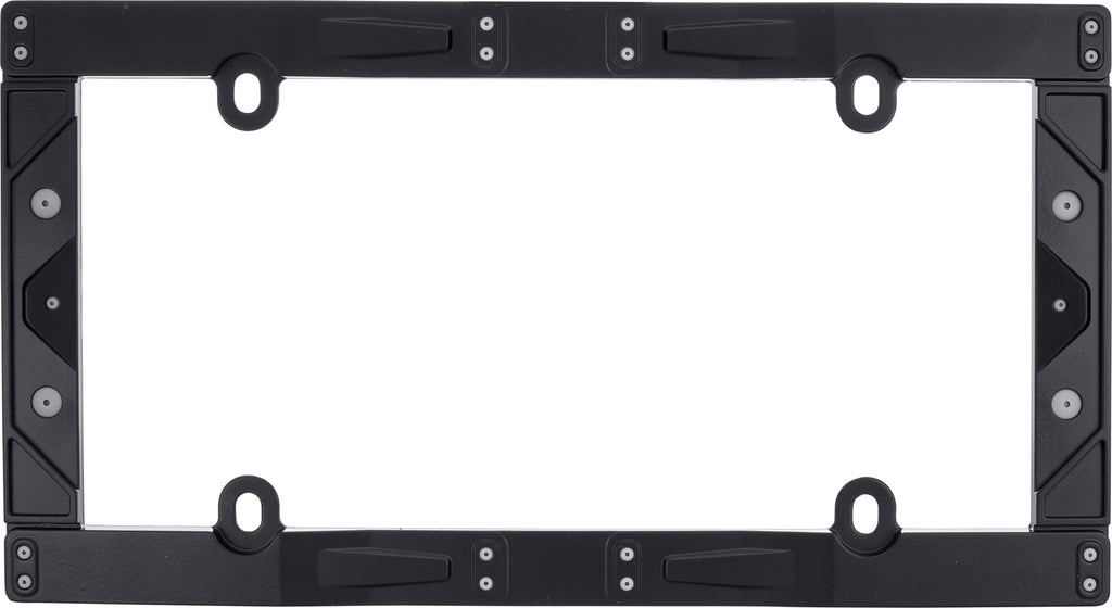 License Plate Frames; Industrial; Matte Black;