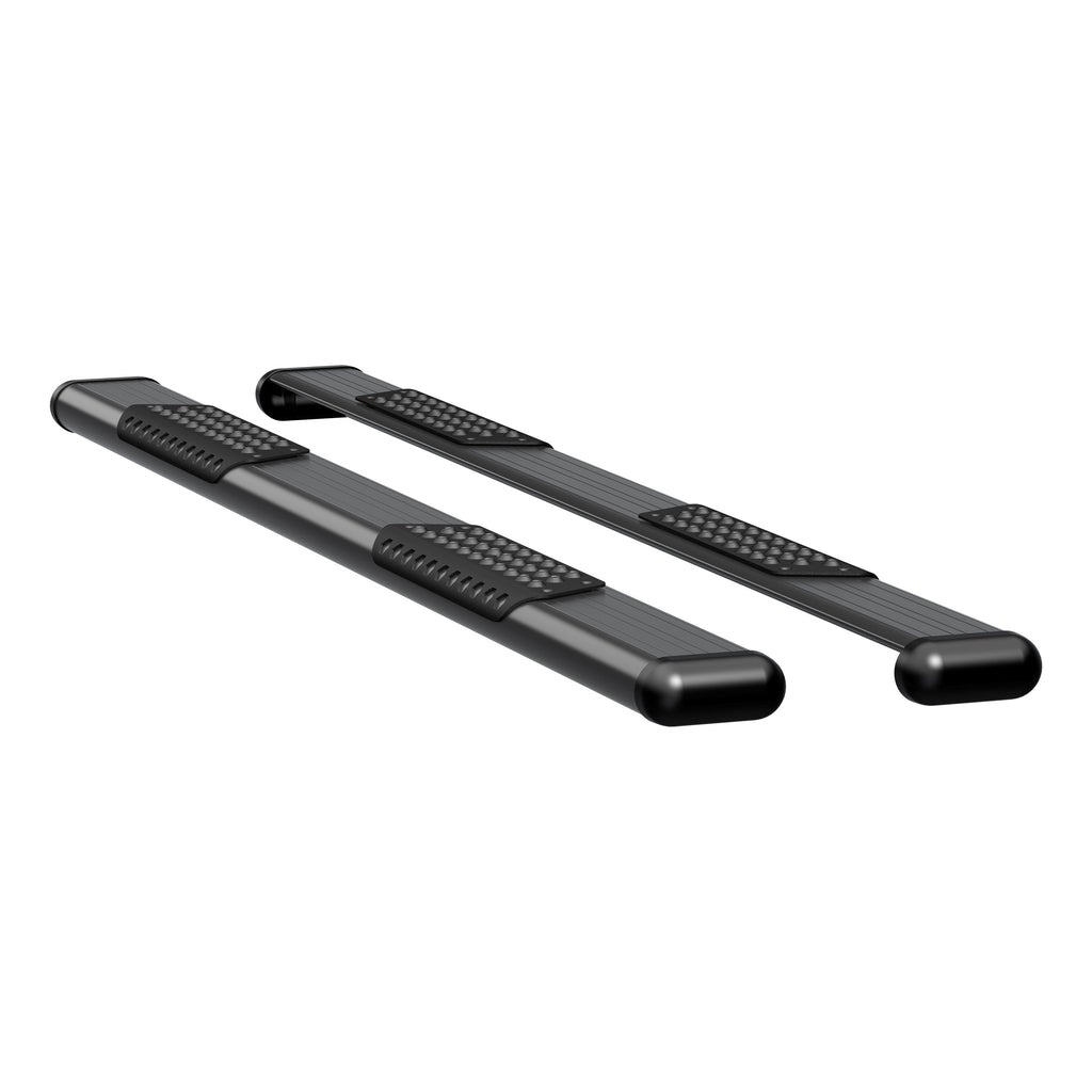 O-Mega II 6" x 88" Black Aluminum Side Steps (No Brackets)