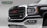 Laser Billet Series Grille; Horizontal; Aluminum; Black; 3 Pc; Overlay;