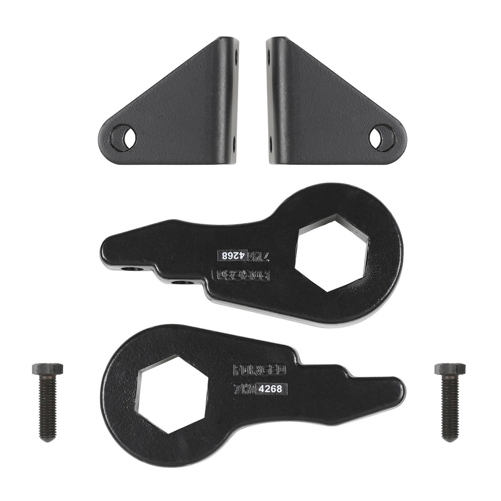 Level Lift Torsion Key; Front; Max. Lift 2.5 in.; w/Shock Extension;