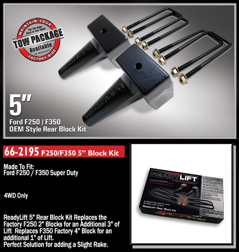 ReadyLIFT 1999-2010 FORD F250/F350/F450 5'' Rear Block Kit