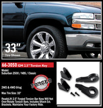 Load image into Gallery viewer, 2000-10 CHEV/GMC 2500/3500HD 2.5&#39;&#39; Front Leveling Kit (Forged Torsion Key)