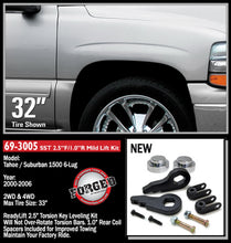 Load image into Gallery viewer, 2000-06 CHEV/GMC AVLNCH/TAH/SUB/YUK, XL/ESCLDE 2.5&#39;&#39; F with 1.0&#39;&#39; R SST Lift Kit