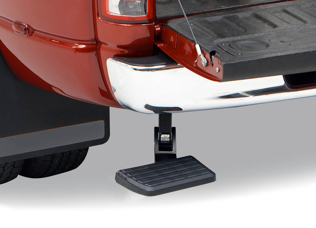 BedStep®; Rear Bumper Access; Black; Not Compatible w/Dual Exhaust;