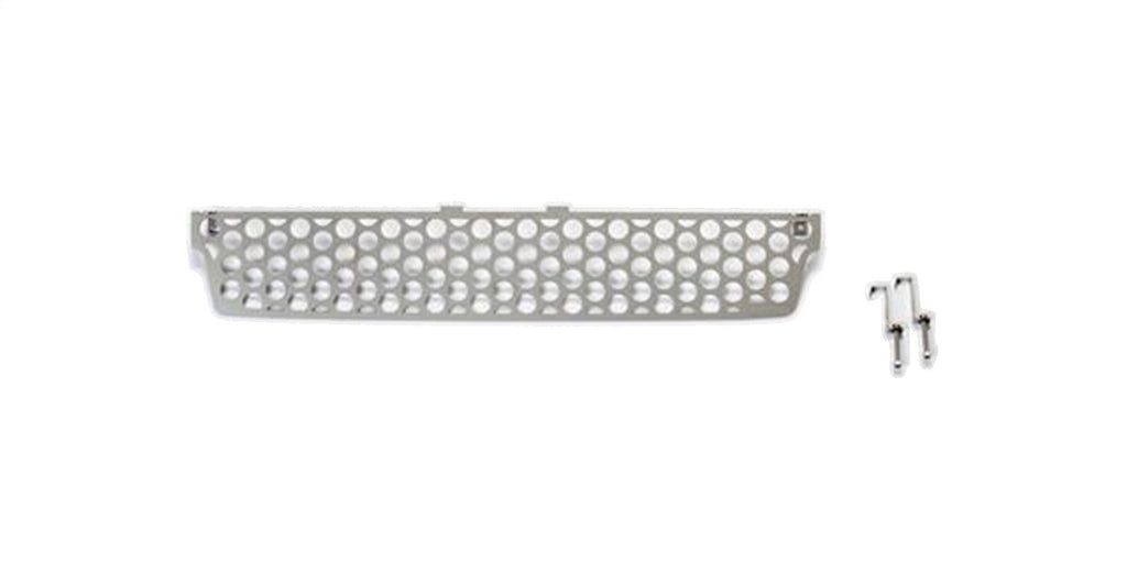 Bumper Grille Insert; Stainless Steel; Punch Design;