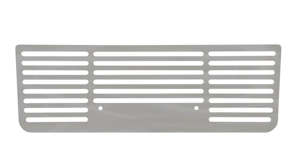 Bumper Grille Insert; Stainless Steel; Polished; Bar Style;