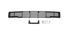 Load image into Gallery viewer, Bumper Grille Insert; Stainless Steel Black; Steel Bar Design;