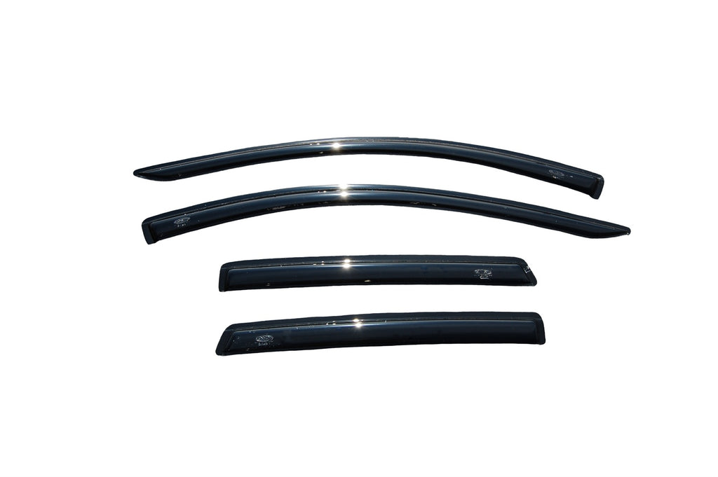 Ventvisor® Deflector 4 pc.; Smoke; Outside Mount;