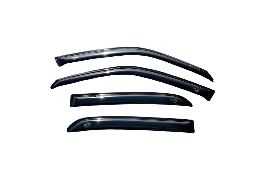 Ventvisor® Deflector 4 pc.; Smoke; Outside Mount;