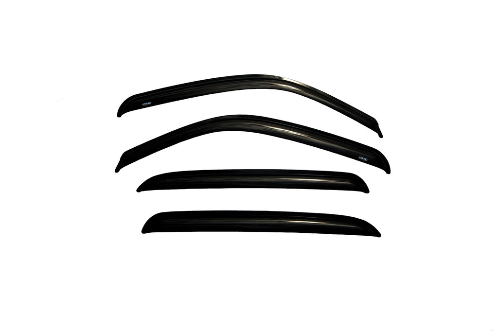 Ventvisor® Deflector 4 pc.; Smoke; Outside Mount;