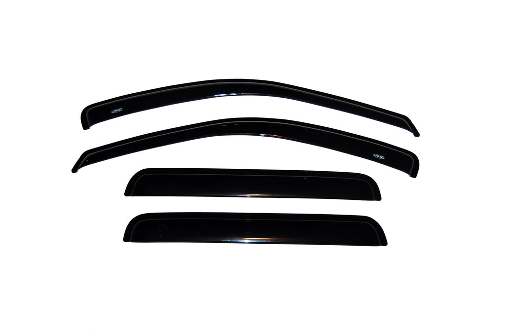 Ventvisor® Deflector 4 pc.; Smoke; Outside Mount;