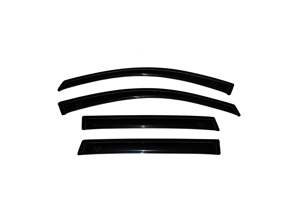 Ventvisor® Deflector 4 pc.; Smoke; Outside Mount;