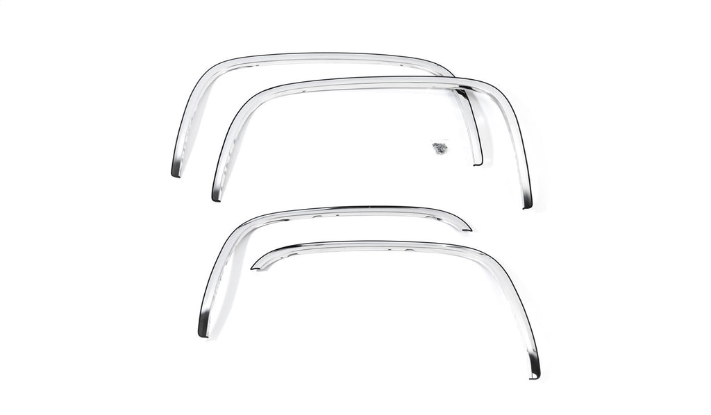 Fender Trim; Stainless Steel; Half - Stops At Molding;