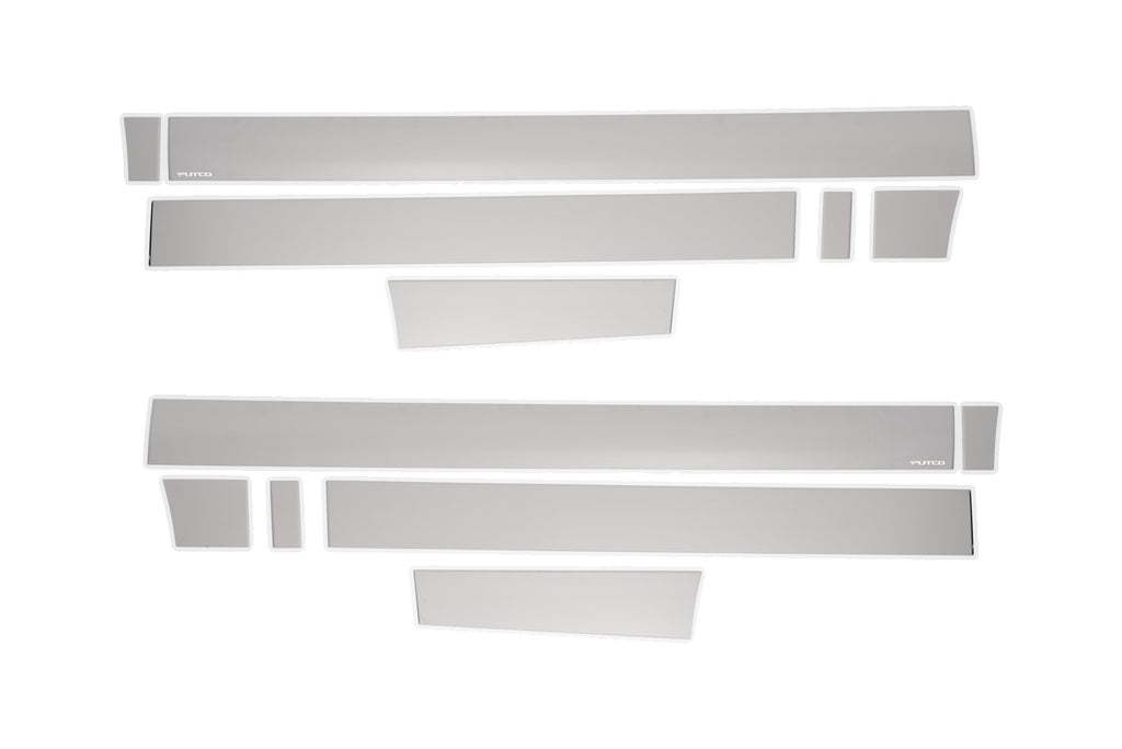 Stainless Steel Rocker Panel; 4.25 in. Wide; 12 pcs.;