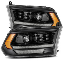 Load image into Gallery viewer, Plank Style Black Projector Headlights With Sequential Signal Lights 09-18 Ram 1500