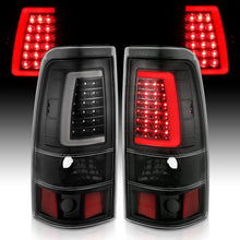 Load image into Gallery viewer, Anzo Plank Style Black LED Tail Lights With Clear Lens 03-06 Silverado