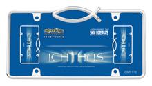 Load image into Gallery viewer, License Plate Frames; Ichthus; Chrome;