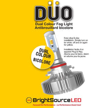 Load image into Gallery viewer, DUO Led Fog Light Bulbs; Twin Pack; 5202 / PS24W / PS24X; 12v DC; 22W; 6000K;
