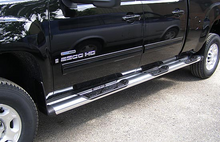 Load image into Gallery viewer, Excalibur Silver Cab Length Running Boards  15-21 Colorado / Canyon Crew Cab