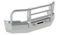 Load image into Gallery viewer, Polished Front Bumper With Grillguard &amp; Oem Light Cut Out 15-19 Sierra HD