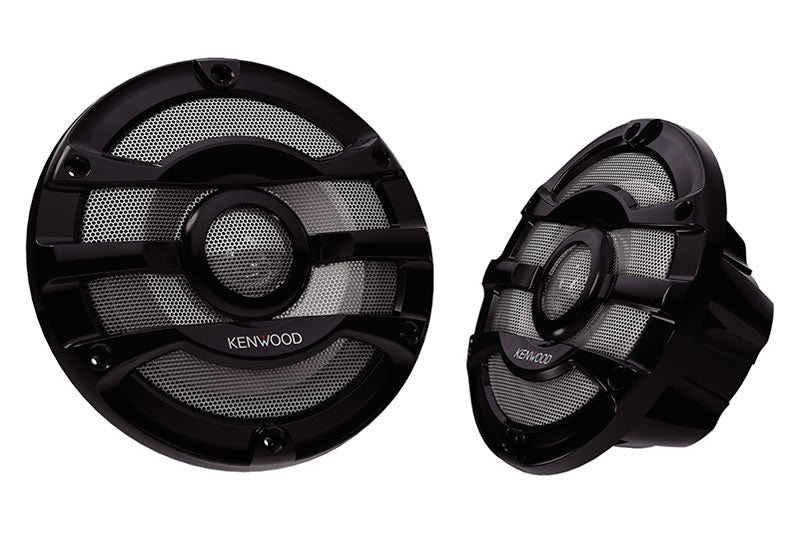 Kenwood 8" Marine Black Speaker System  Sold In Pairs