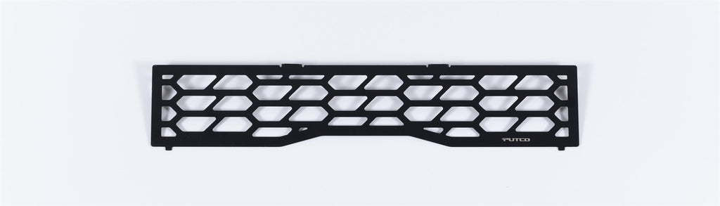 HEX Shield Grille Insert; Black Powdercoat;