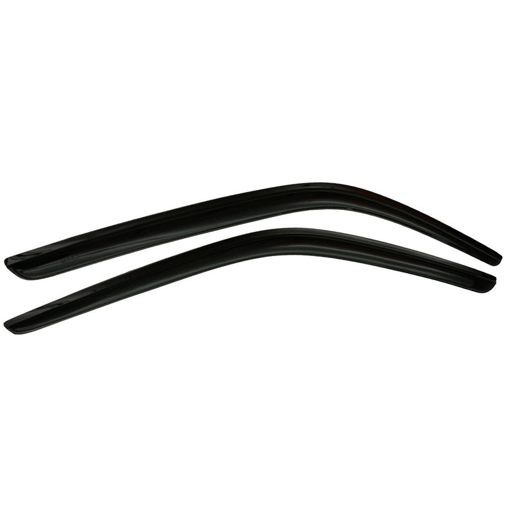 Ventvisor® Deflector 2 pc.; Front; Smoke; Outside Mount;