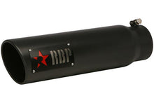 Load image into Gallery viewer, Black Exhaust Tip 4-6&quot; WITH Red Star Driver Side***Clearance Pricing-Non-Returnable***