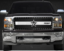 Load image into Gallery viewer, Rx-3 Studded Grill Chev Rbp Rx-3 Black Mesh Studded Grille ; Silverado 1500 14-15