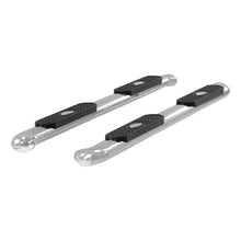 Load image into Gallery viewer, 4in. Polished Stainless Oval Side Bars; Select Toyota Tacoma