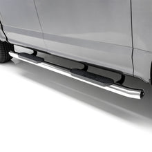 Load image into Gallery viewer, 4in. Polished Stainless Oval Side Bars; Select Ford F150; F250; F350; F450; F550