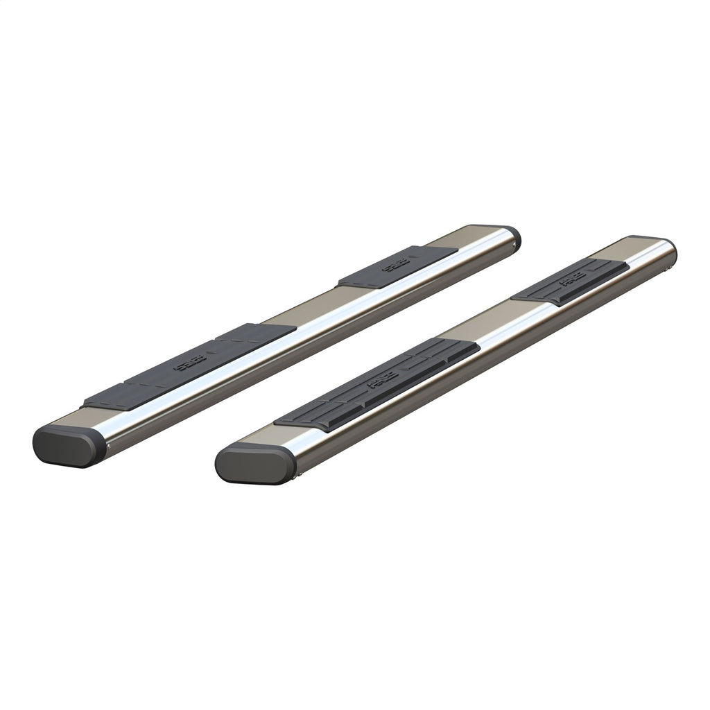 6in. x 91in. Polished Stainless Oval Side Bars (No Brackets)